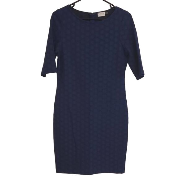 Christin Michaels Blue Geometric Dress, 10 - Picture 1 of 9